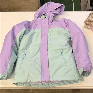 Magellan Outdoor Kids Lavender and Mint Jacket